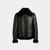 Adrien Brody Travel Collection Blouson In Black Leather