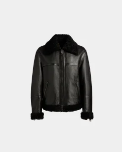 Adrien Brody Travel Collection Blouson In Black Leather