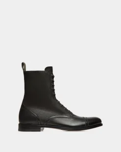 Adrien Brody Travel Collection Bootie In Black Leather
