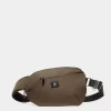 Adrien Brody Travel Collection Crossbody In Military Green Nylon