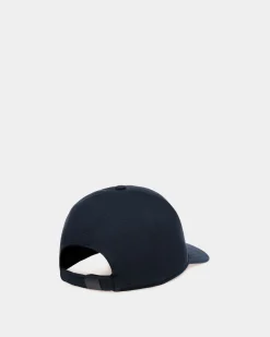 Adrien Brody Travel Collection Baseball Hat In Navy Blue Cotton