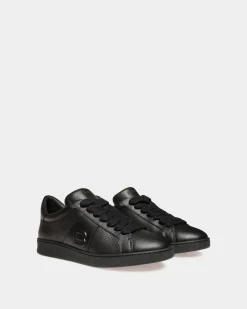 Adrien Brody Travel Collection Sneaker In Black Leather
