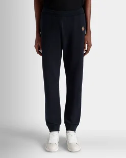 Adrien Brody Travel Collection Sweatpants In Navy Blue Cashmere Blend