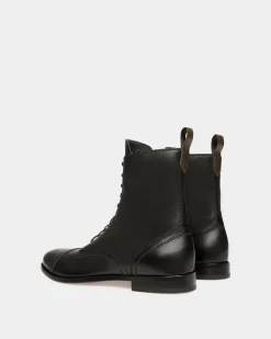 Adrien Brody Travel Collection Bootie In Black Leather