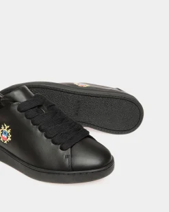 Adrien Brody Travel Collection Sneaker In Black Leather