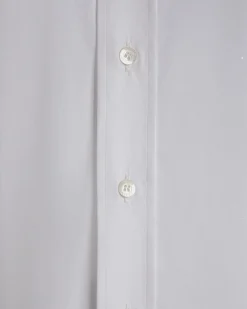 Adrien Brody Travel Collection Long Sleeve Shirt In White Cotton