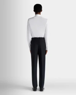 Adrien Brody Travel Collection Long Sleeve Shirt In White Cotton