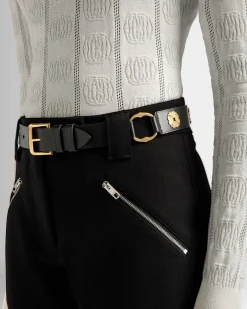 Arkle 95 cm Belt in Black Leather