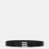 B Bold 35mm Belt In Black Leather