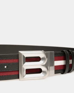 B Bold 40mm Reversible Belt in Fabric And Leather