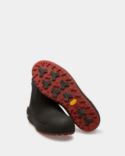 Bally Curling Booties In Black Leather