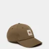 Baseball Hat With Bally Crest Label In Brown Cotton