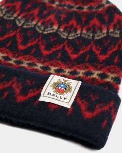 Beanie In Multicolor Wool