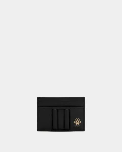 Beckett Card Holder in Black Leather