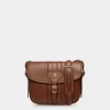 Beckett Crossbody Bag in Brown Leather