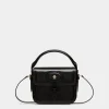 Beckett Minibag In Black Brushed Leather