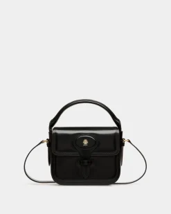 Beckett Minibag In Black Brushed Leather