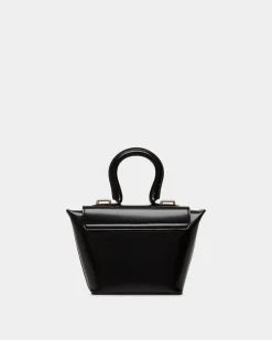 Belle Minibag In Black Brushed Leather