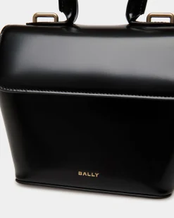 Belle Minibag In Black Brushed Leather