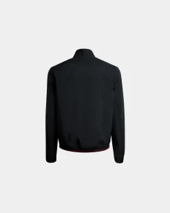 Blouson In Navy Blue Nylon