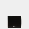 Busy Bally Bifold Wallet in Black Leather