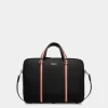 Code Briefcase In Black Nylon