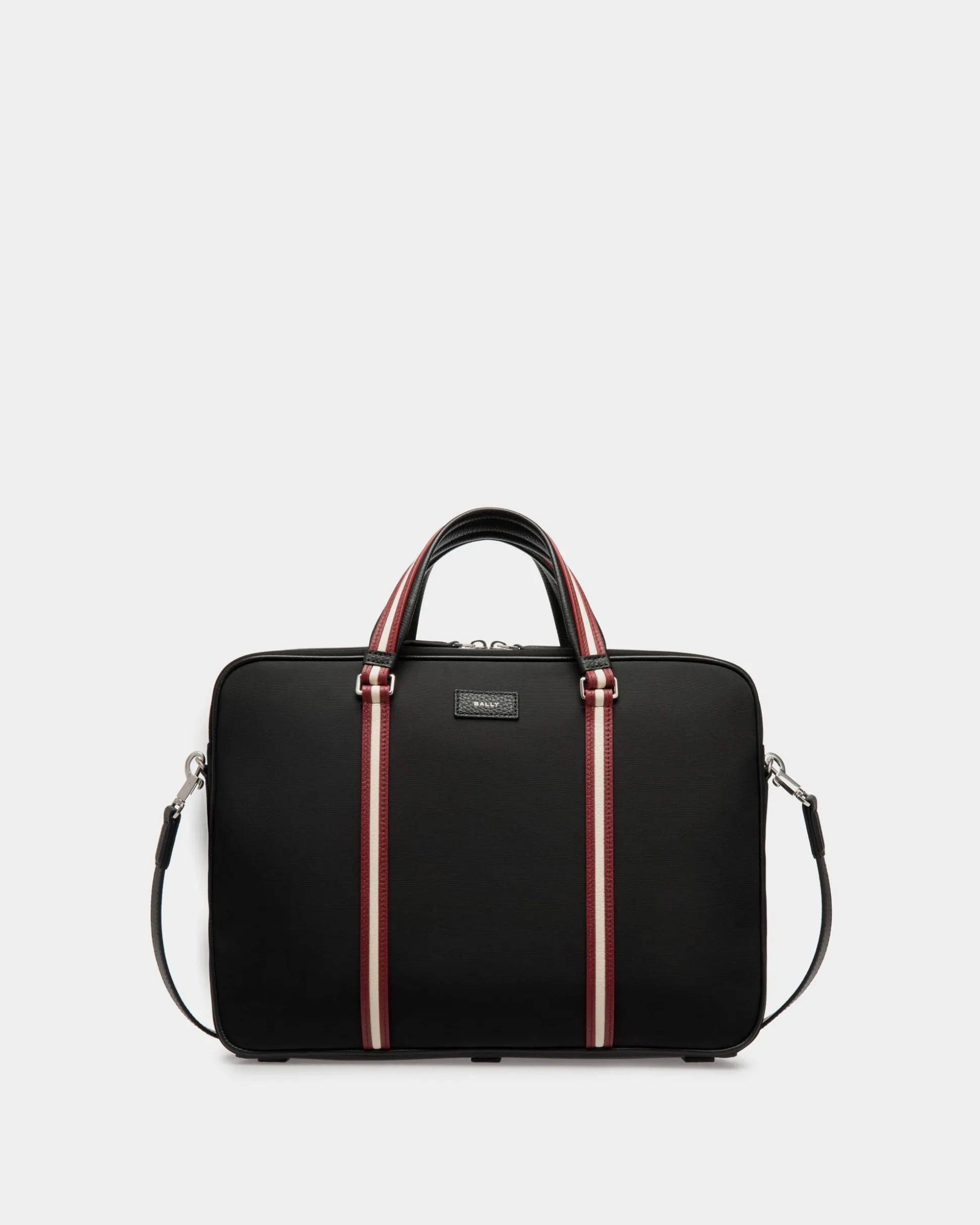 Code Briefcase In Black Nylon