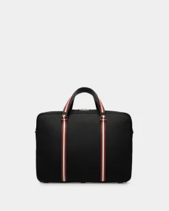 Code Briefcase In Black Nylon