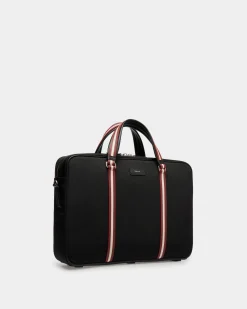 Code Briefcase In Black Nylon