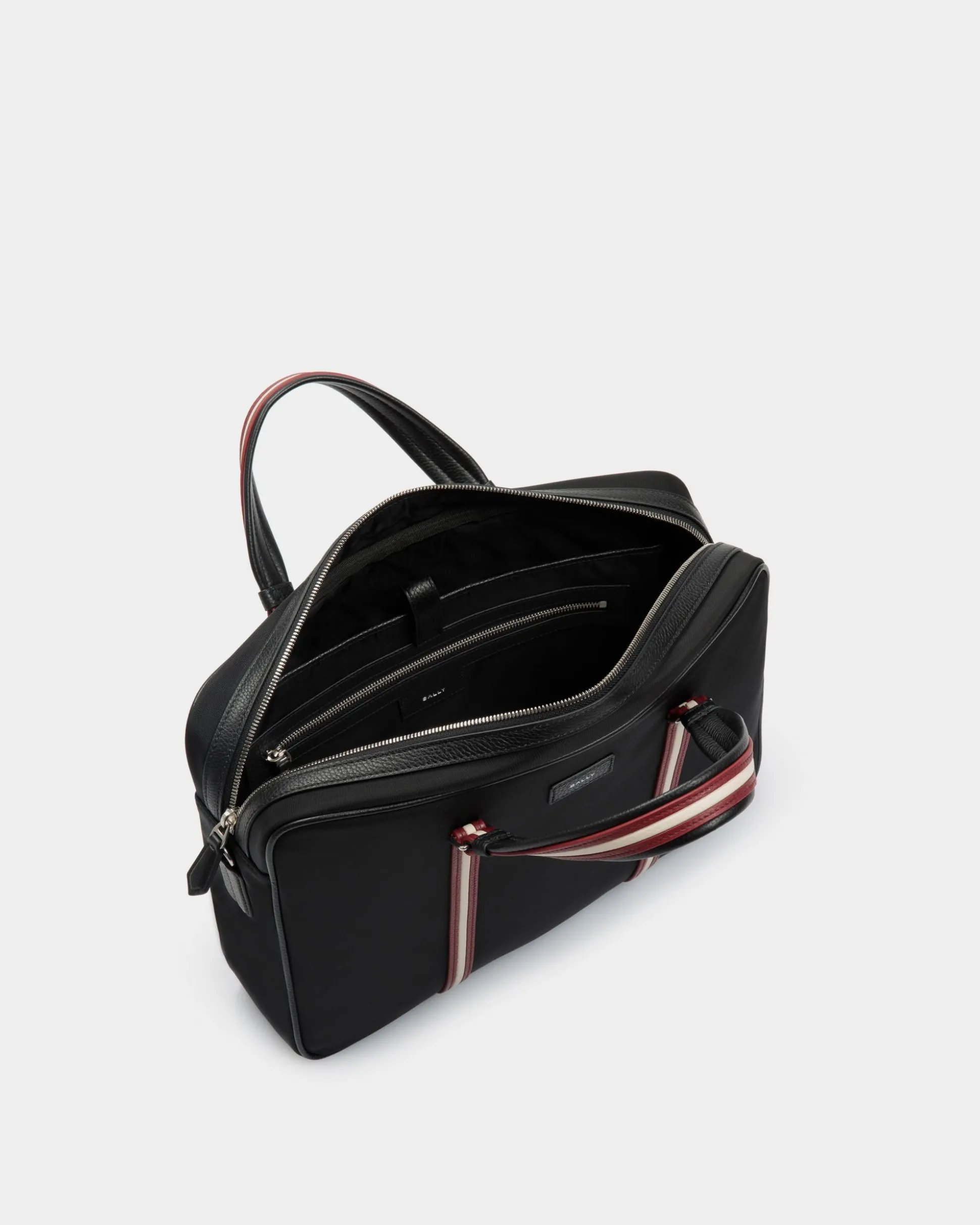 Code Briefcase In Black Nylon