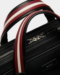 Code Briefcase In Black Nylon