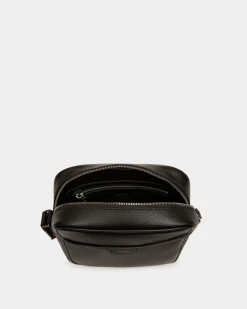 Code Crossbody Bag in Leather