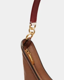 Code Hobo Bag In Brown Leather