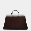 Deco Weekender in Ebano Suede And Leather