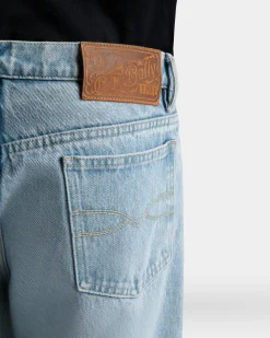 Denim Pants In Light Indigo Cotton