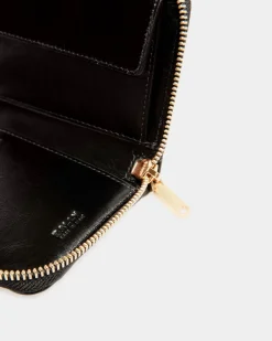 Easy Bally Bifold In Black Leather