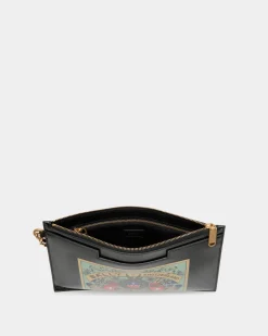 Easy Bally Pochette In Black Leather