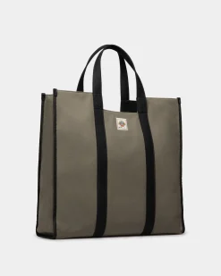 Easy Bally Tote In Military Green Cotton Canvas