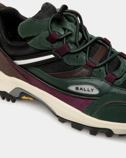 Faster Sneaker In Bottle Green Nylon