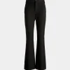 Flared Pants In Black Wool