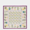 Foulard In Mountain Flower Print Silk