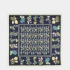 Foulard In Mountain Flower Print Silk