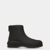 Frei Snow Boots In Black Leather