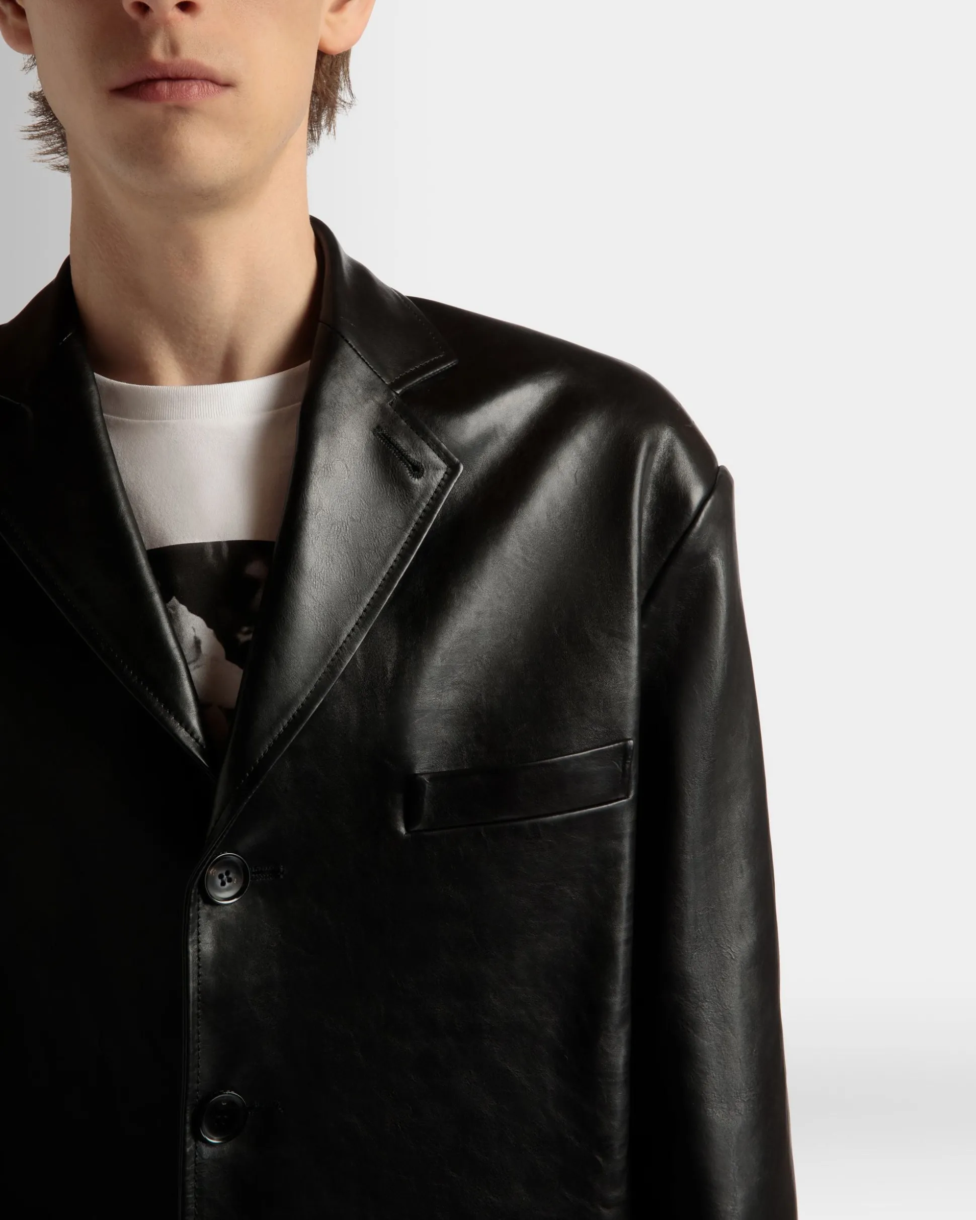 Jacket in Black Leather