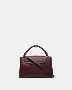 Lock Me Small Top Handle Bag In Andorra Grained Leather
