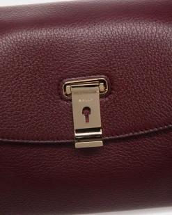 Lock Me Small Top Handle Bag In Andorra Grained Leather