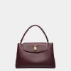 Lock Me Top Handle Bag In Andorra Grained Leather