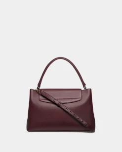 Lock Me Top Handle Bag In Andorra Grained Leather