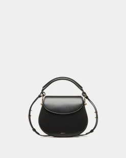 Lune Crossbody Bag In Black Leather