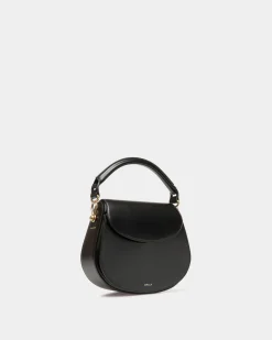 Lune Crossbody Bag In Black Leather